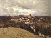 Corot Camille View of Saint-It Sweden oil painting artist